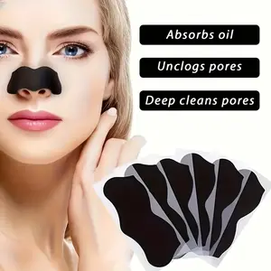 20pcs Deep Cleaning Nose Pore Strips with Activated Charcoal Powder, Unclogs Pores, Smooths Skin Texture, Facial Care Mask
