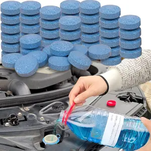 200 count Windshield Washer Fluid Tablets,Wiper Fluid Concentrate,1 Pack Makes 200 Gallons.Window Glass Cleaner, Remove Glass Stains, Clear Vision (Use With De-icer or Methanol for Winter)