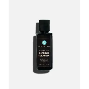 Travel Size Daily Balance Glycolic Cleanser - Gentle Foaming Facial Cleansing - Exfoliant Sensitive Skincare Antibacterial Clear