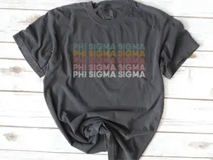 Comfort Colors Sorority rainbow Shirt, Vintage, Gamma Phi Beta, Kappa Kappa Gamma, Kappa Delta, Delta Zeta, Zeta Tau Alpha, Recruitment