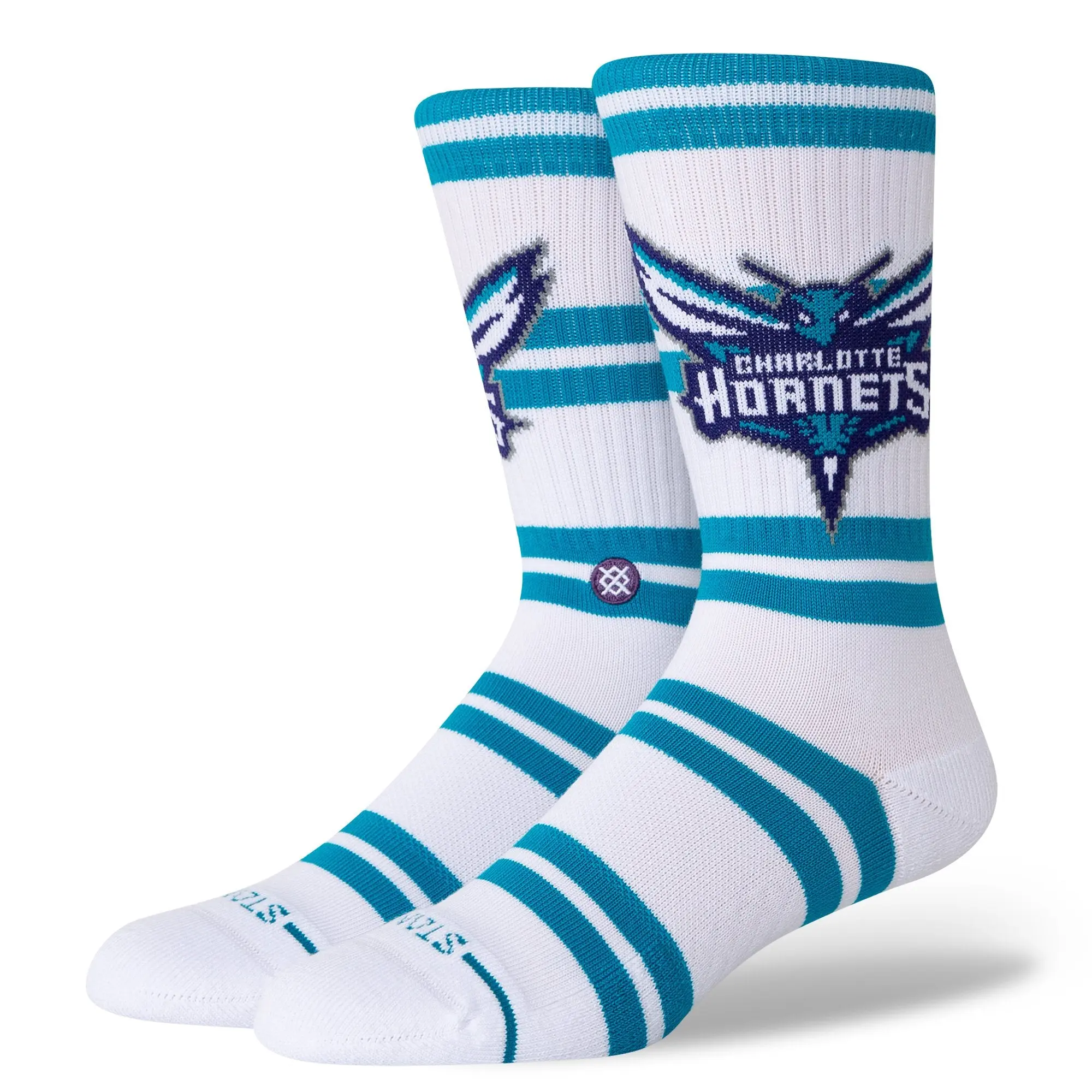 Stance NBA 2024 Prep Crew Socks - Large - CHARLOTTE HORNETS