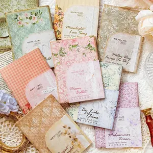 Vintage Floral Scrapbook Paper, 30/240pcs Scrapbook Paper, Junk Journal Supplies Scrapbooking for Planner Card Making Collage Embellishment DIY Craft Decoration