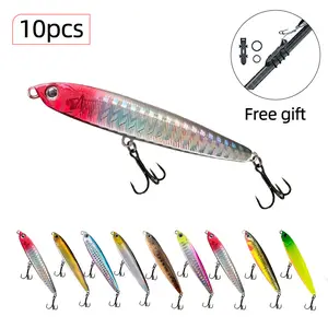 artificial lure sinking lure works Topwater & Bottom Lure |   0.5 yd/s Sink Rate bait for Bass & Pike Bass Trout Tuna Kingfish Snapper Cobia Tackle Box Freshwater Saltwater