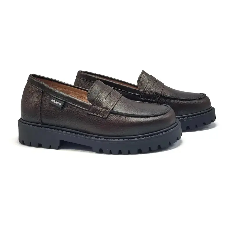 Atlanta Mocassin Cognac Crossfire Chunky Loafer