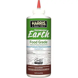 HARRIS Diatomaceous Earth Food Grade, Half Pound with Easy Application Puffer Tip