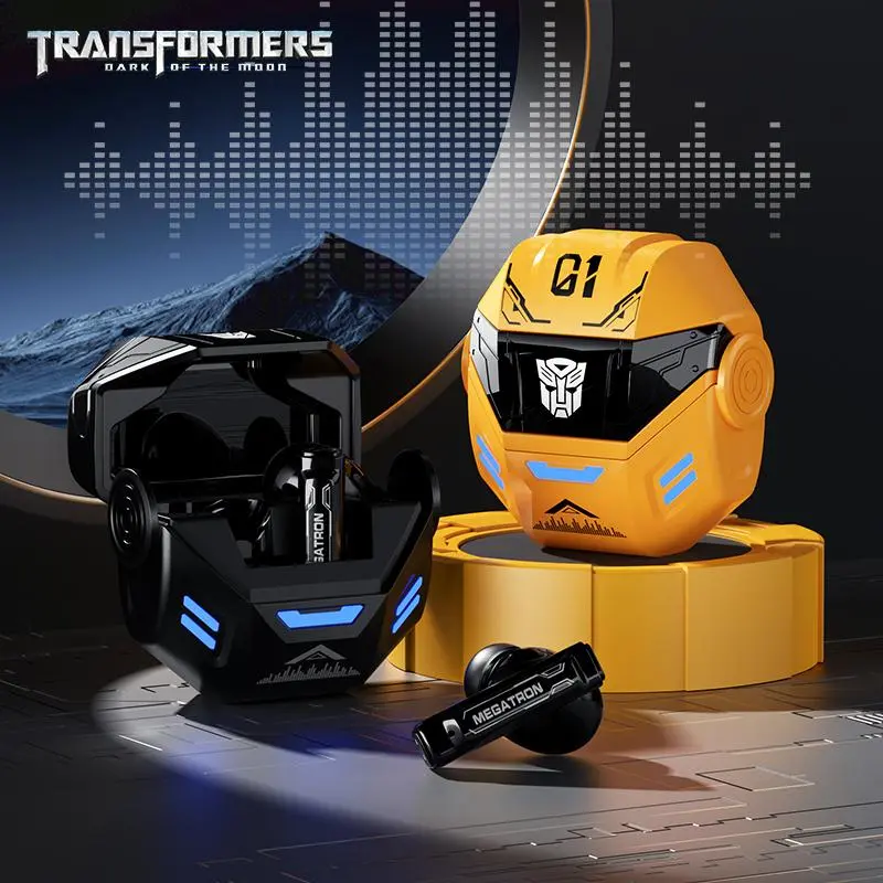 TRANSFORMERS TF-T36 In-ear Design Wireless Headphone Ergonomic Comfortable Design Earphone True Wireless Headphones with Charging Case, TWS Earphones Bluetooth-compatible Earbuds for Gaming & Sports, Audio