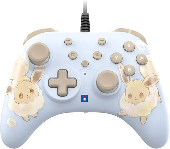 Switch 2 Accessory:  Wired Controller - HORI - Pad Turbo - Eevee Cottage Core:  Officially Licensed by Nintendo  [GAMES ACCESSORIES]