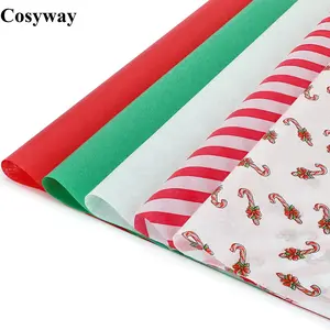 Cosyway Christmas Tissue Paper Bulk, 120 Sheets Gift Wrapping Paper