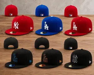 New Era MLB 59FIFTY Snapback Cap - NY Yankees/LA Dodgers Anniversary Patch, Unisex Classic Sport Streetwear, Adjustable Collectible Sports Headwear