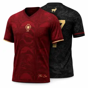 SIUUU!!! Goal!!! No.7 Cristiano Ronaldo  Football Fan Jersey | Premium Red Soccer Shirt | Breathable Sports Tee