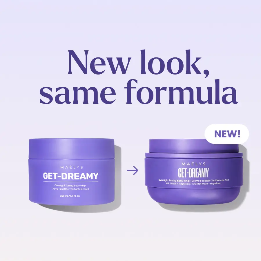 MAËLYS GET-DREAMY Overnight Body Whip, Rich Body Moisturizer Cream, 200 mL / 6.8 fl oz