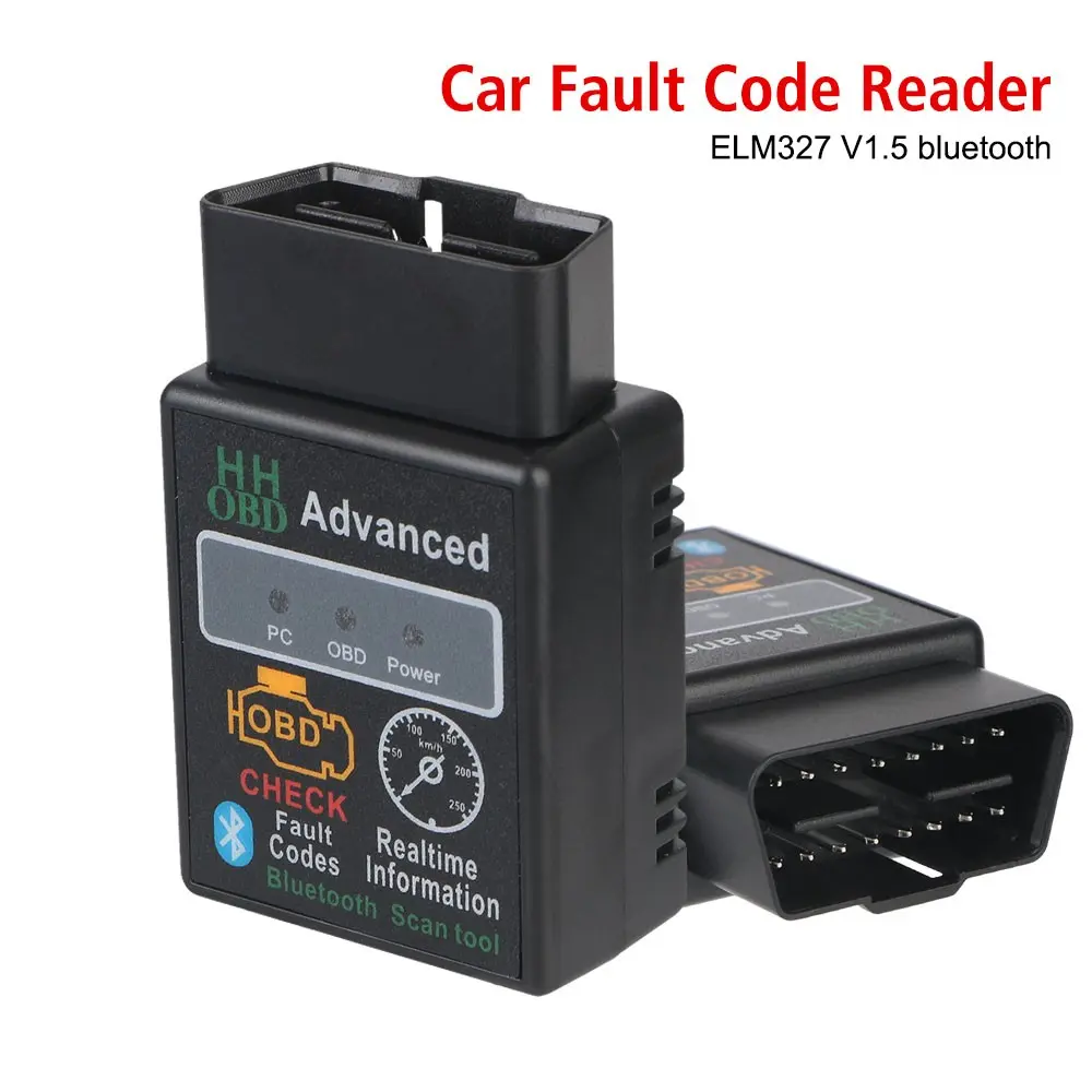 Dual Mode ELM327 OBD2 Interface Adapter, Bluetooth V2.1 Car Diagnostic Scanner Code Reader, Car Scanner Diagnostic Tool for IOS and Android, Automotive Diagnostic Tool, Vehicle Diagnostic Tool