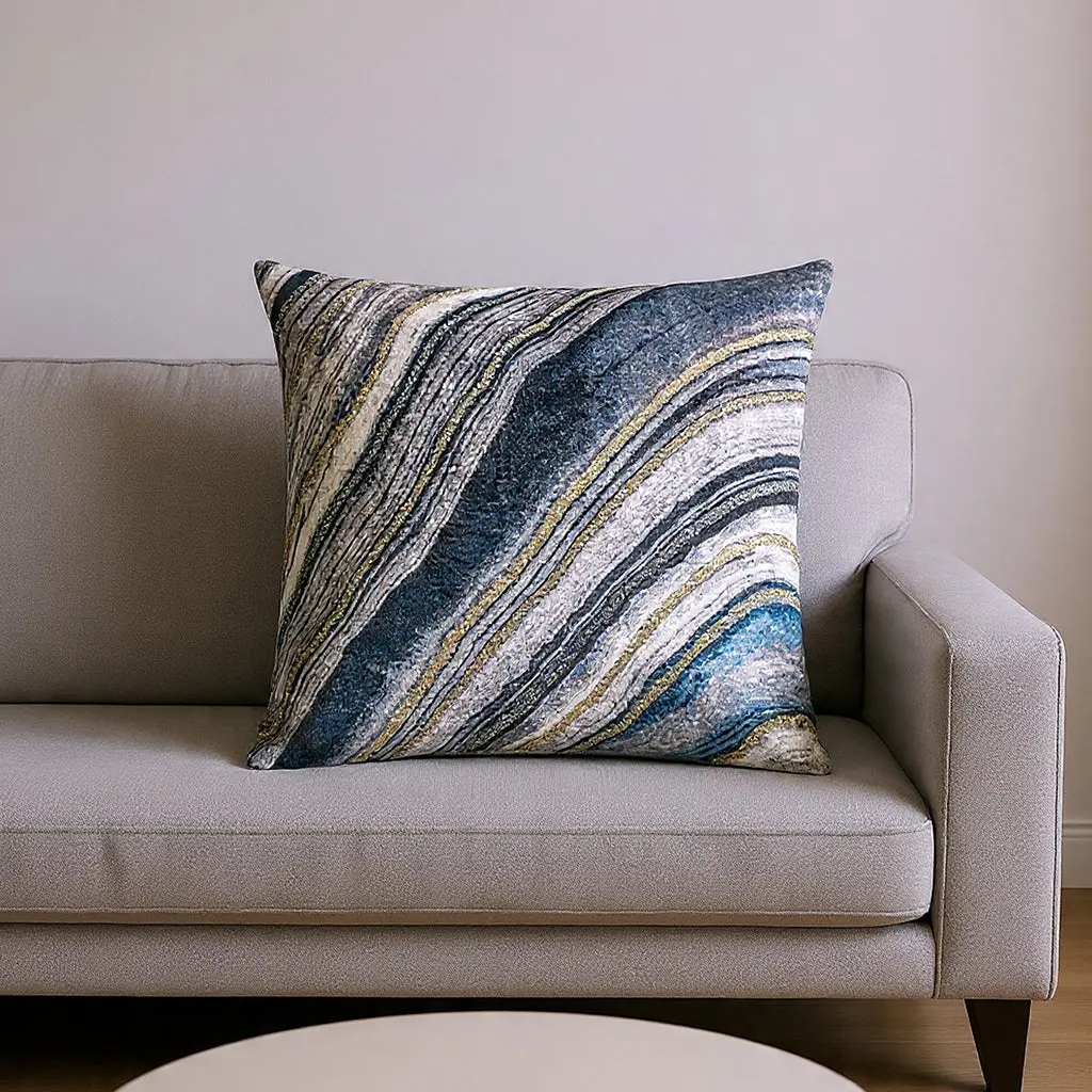 Maia Multicolor Beaded Pillow