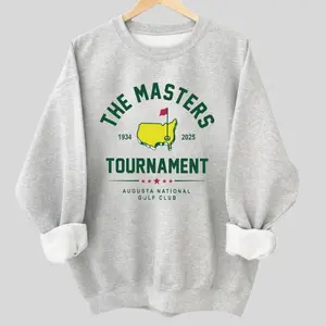 2025 The Masters Tournament Sweatshirt, Augusta National Golf Club Crewneck, Vintage Golf Pullover, Unisex Cotton Style, Perfect Gift for Golf Fans, Casual Wear	