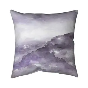 Begin Home Decor 5541-1616-AB71 16 x 16 in. Nebula Purple Contemporary Shapes Pillow - Home Decor Accent