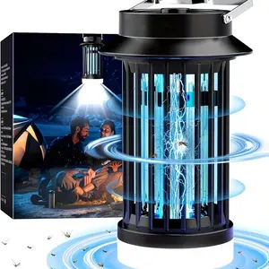 Outdoor and indoor mosquito killer lamps, rechargeable flying insect traps, portable electronic insect baits with LED lights, suitable for insect control in patios, patios, camping, and fishing.