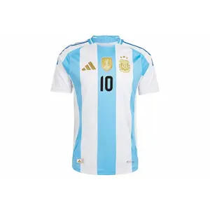 adidas Argentina 2024 Home Authentic Messi Jersey White/Blue Burst (men) by StockX