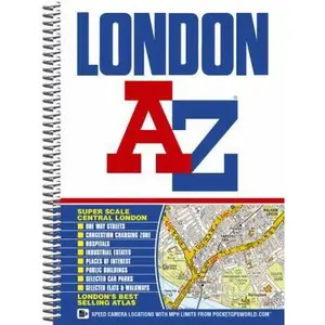 USED-London Street Atlas AZ Spiral*** by Geographers' A-Z Map Company (Unknown)