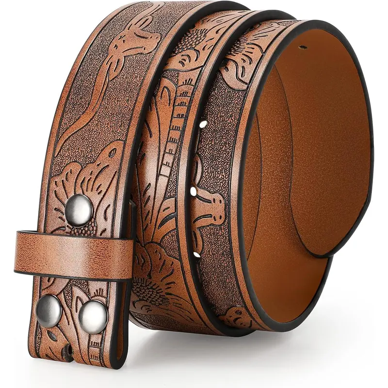 Adjustable Vintage Western Belts for Women Men Cowboy  display picture 3