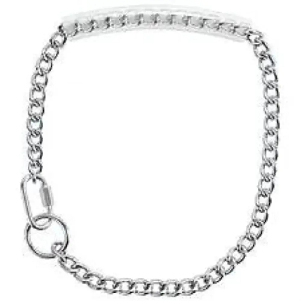 Chain Goat Collar with Rubber Grip Color Choice