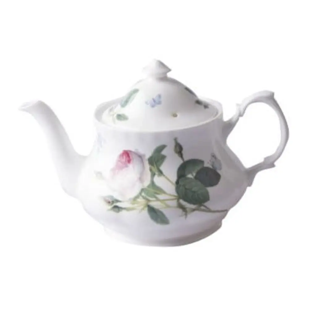 Roy Kirkham ER31103 130ml Bone China Palace Garden Large Teapot - Multi-Color, High-Quality, Graceful Shape, with Spout & Handle, Ideal for Casual Tea, Kitchen Use