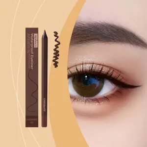 Zephoco Chocolate Waterproof Eyeliner Gel Pen - Silky Smooth, Non-Fading, Long-Lasting Eye Makeup for Flawless Look