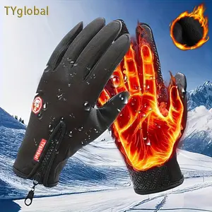 Outdoor Winter Gloves, Touchscreen andWindproof Full-Finger Gloves for Sports, Travel,and Daily Activities
