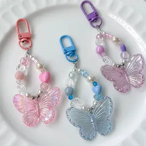Fairy Butterfly Trendy Phone Charm Strap, Kpop keychain, Y2K Fashion Photo Book Binder Charm, party favor, gift for her