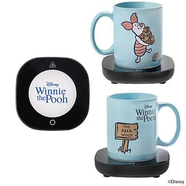 Uncanny Brands Disney Piglet 12oz Mug with Warmer