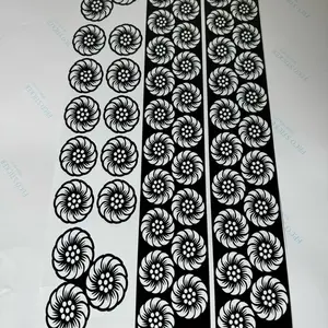 Henna Stencils Complete Set Palm Feet Fingers Design for Temporary Henna Tattoos Unique Patterns Suitable for Various Occasions and Event.