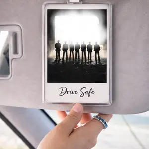 Kpop Acrylic Car Visor Clip, Car Decor, Gift For Friends, Gift For Her, Gift For Him, Gift For Arrmy, Drive Safe