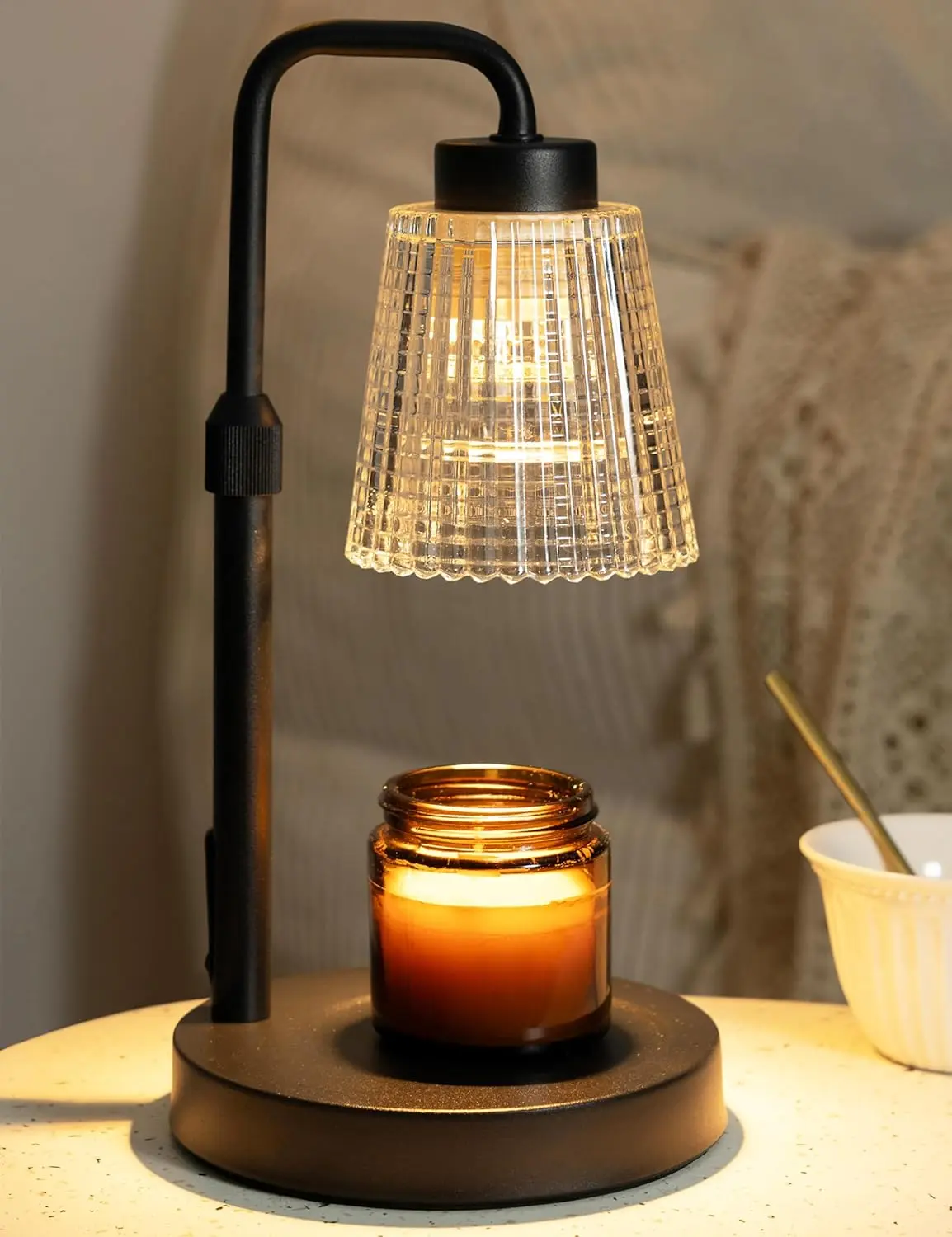 Candle Warmer Lamp with Cycle Timer, Birthday Gifts for Women Mom Her, House Warming Gifts New Home Room Decor, Wax Melt Warmer for Jar Candles with 2 Bulbs