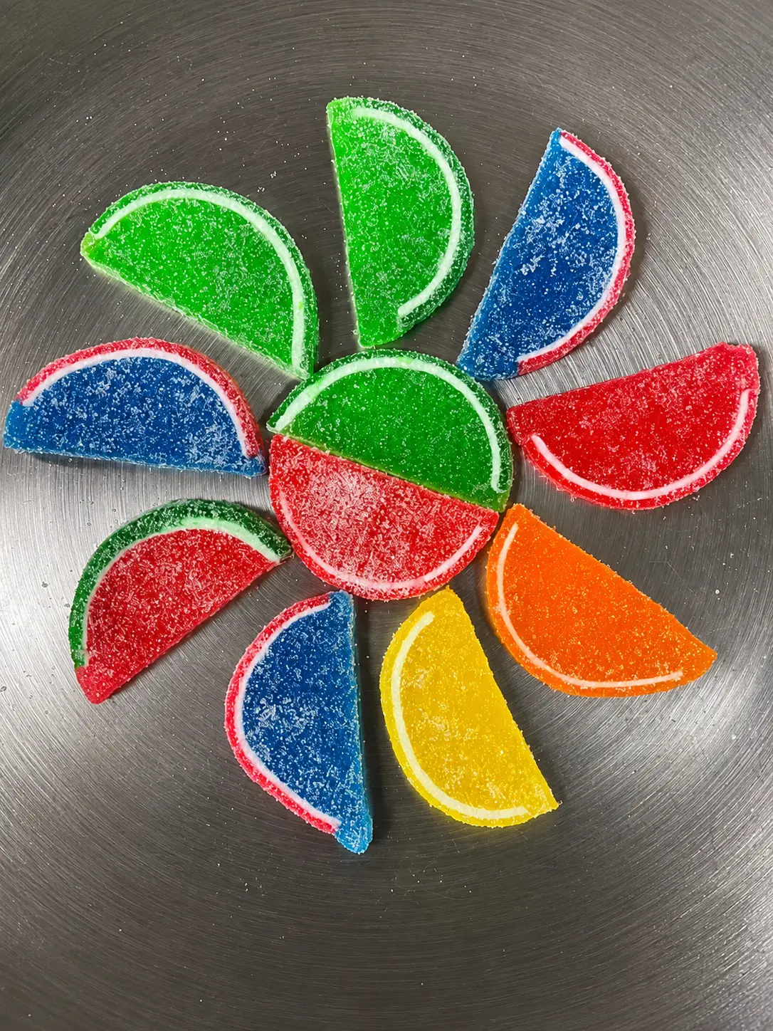 Fruit Slices Candy 7.5oz Soft Chewy Sugar Coated Jelly Candy