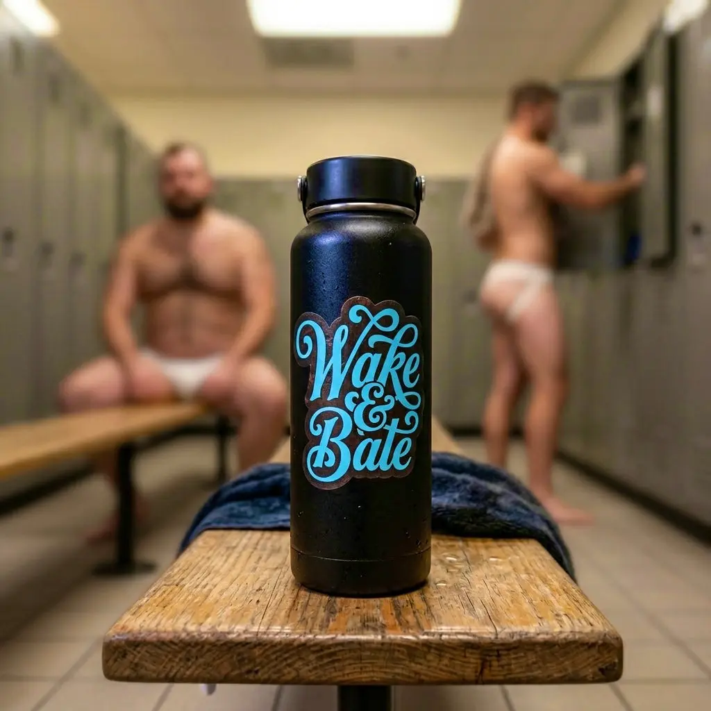 Wake and Bate Sticker - Printed Vinyl Sticker