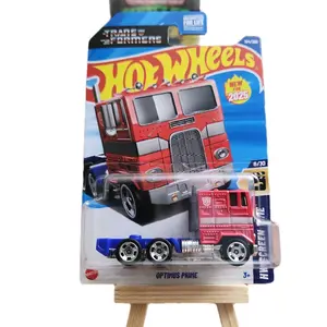 Hot Wheels Optimus Prime 104/250 Diecast Car Model 77/250 70s 90s Collection for Kids Ages 3+ Blue Diecast Material Perfect for Collectors