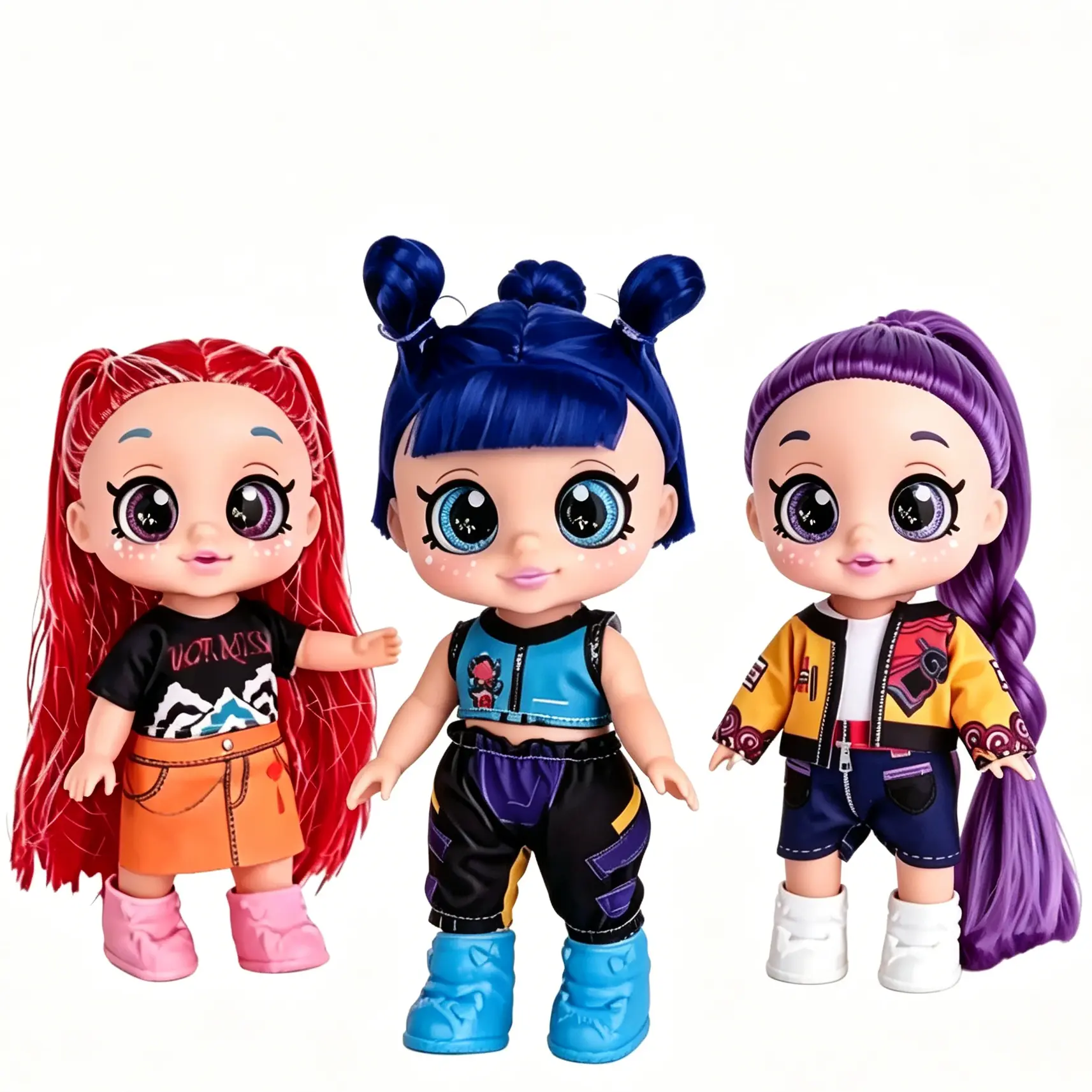 K-POP Anime Action Figure Dolls,7 Inch kpop hunterxArticulatedFigures, 5D Sparkling Eyes, Articulated Joints, Fan Collection& Little Girls' Holiday Gift,KPOP DOLLS