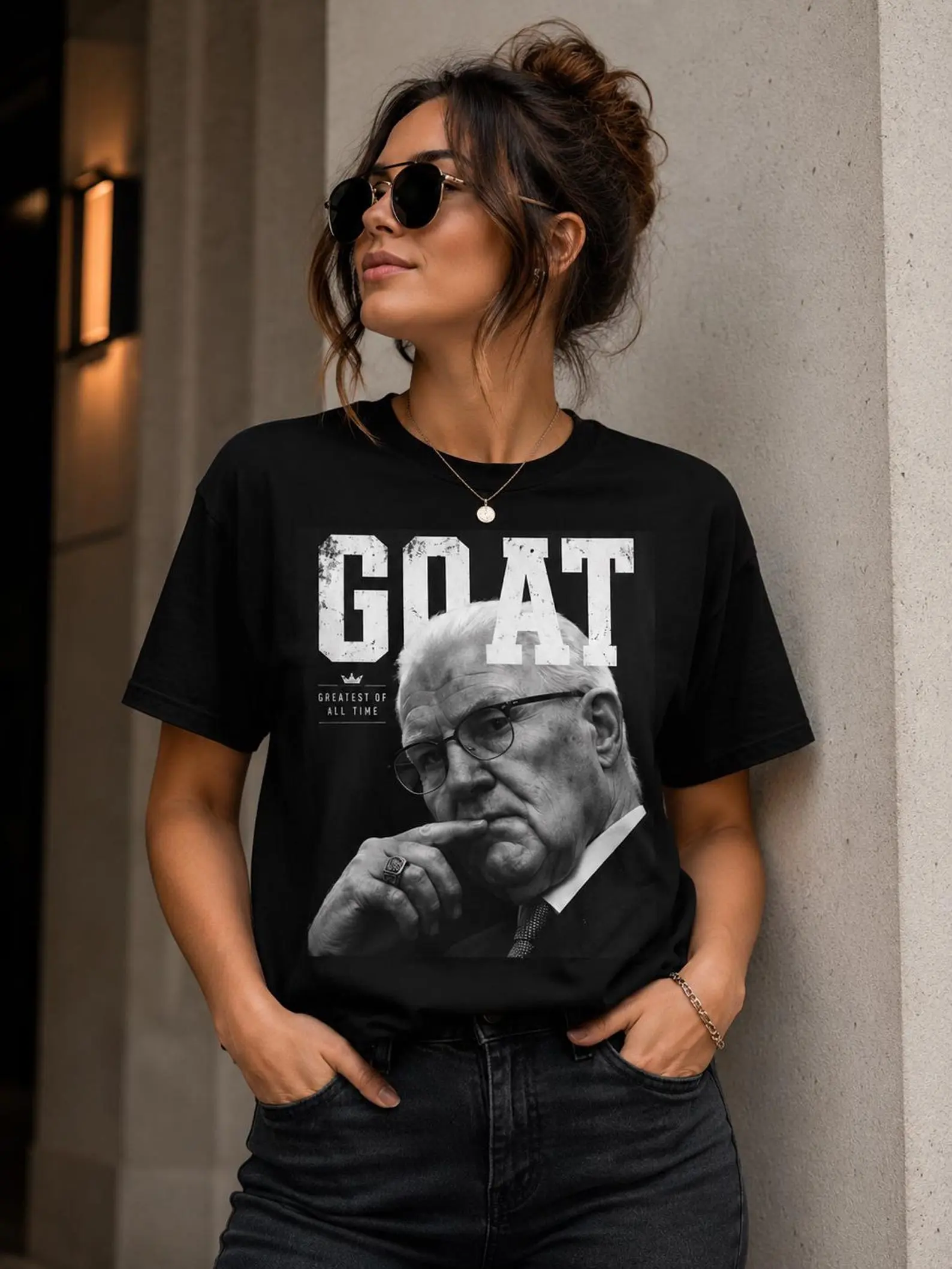 Kevin Reddington GOAT Shirt - Greatest Of All Time Attorney Tee Black T-shirt