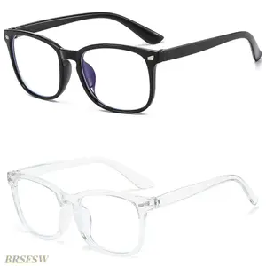 Blue Light Blocking Glasses for Men and Women, Fashion Durable Frames with Anti Reflective Polycarbonate HD Lenses, Lightweight Eyewear to Reduce Eye Strain, Practical Accessories for Gaming Office Work And TV Viewing