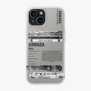 Armada BDog clear Skiing Phone Case Snowboard and Ski Gear Design, Snow Sports Gift for Skiers, Fit for iPhone 17 16 15 14 13 12, Samsung Galaxy