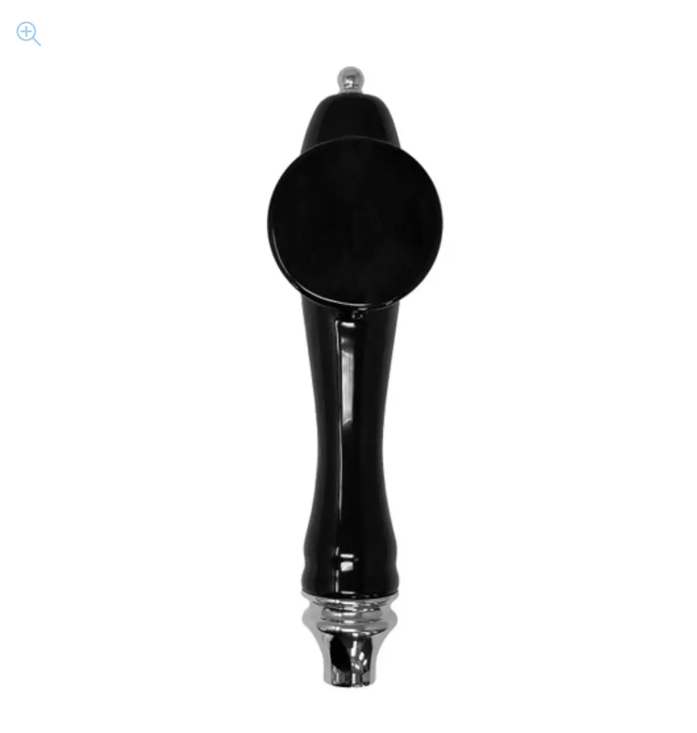 Paddle Style Ceramic Beer Tap Handle, Full Size Pub Style Chalkboard Beer Tap Handle for Homebrew and Kegerators
