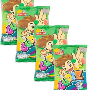 Frito Lay Gudiz Baked Puff Snacks x 12 Unit x 28 Grams Each - Dessert Snack with Colorful Puffs Crunchy easter day