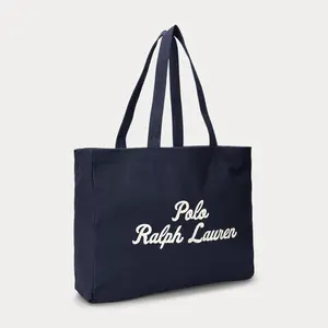 Polo Ralph Lauren - Embroidered Canvas Tote Polo Ralph Lauren - Embroidered Canvas Tote