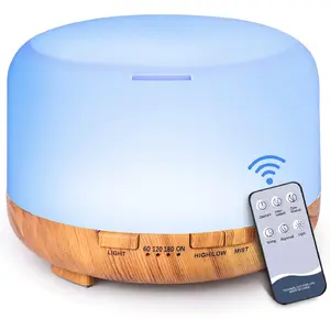 Essential Oil Diffuser, Oil Diffuser, 500ml Humidifier, Diffusers for Home, Aromatherapy Diffuser with Remote Control, Diffusers for Essential Oils Large Room