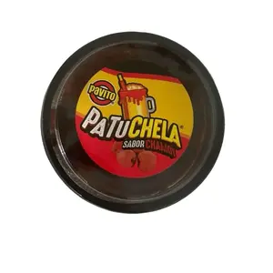 Pavito Patuchela Rim dip paste tamarind , strawberry mango chamoy