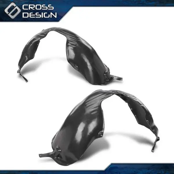 CROSSDESIGN Inner Fender Liner Set, 1 Pair Front Driver & Passenger Side Mud Flaps Splash Guards, Fit for 2015-2017 Hyundai Sonata, Checked for Workmanship and Defects