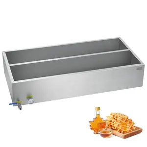 【Father's Day】VEVOR Maple Syrup Evaporator Pan,  , 47 Gallon, 683 Cups of 8.8oz Maple Syrup, Flat Evaporator Pan with Thermometer, 1 Valve and 3 Heating Methods, 304 Stainless Steel Maple Syrup Pan for Home, Outdoor
