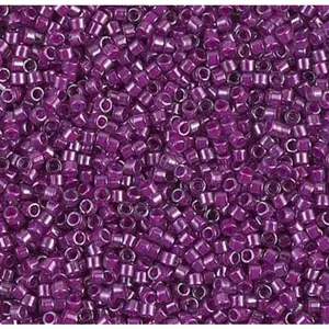 Crystal Medium Plum ICL 11/0 Delica Seed Beads || DB-0281