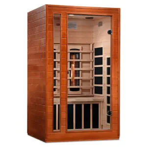 Dynamic Saunas 2-Person Full Spectrum Infrared Sauna Lighting, Speakers, Cordoba