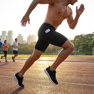 Men's Compression Shorts 1/2/4/5 Pack - Spandex Athletic Running Workout Shorts Performance Baselayer Underwear for Sports Training Gym Fitness Comfortable Breathable Supportive Design