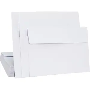 50 Packs 4x6 Self Seal Envelopes for Weddings, Invitations, Greeting Cards - Ideal for Event Planners, DIY Crafters & Party Hosts